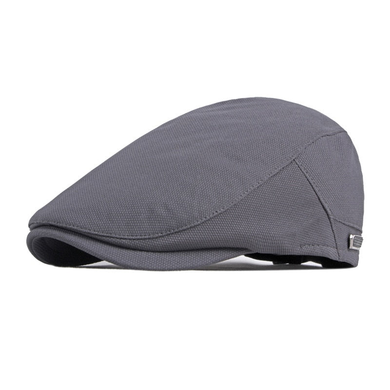 Spring Summer Beret Hat Men Flat Peaked Herringbone Berets Casual Forward Cap For Women Solid Color Newsboy Painter Hat gorras