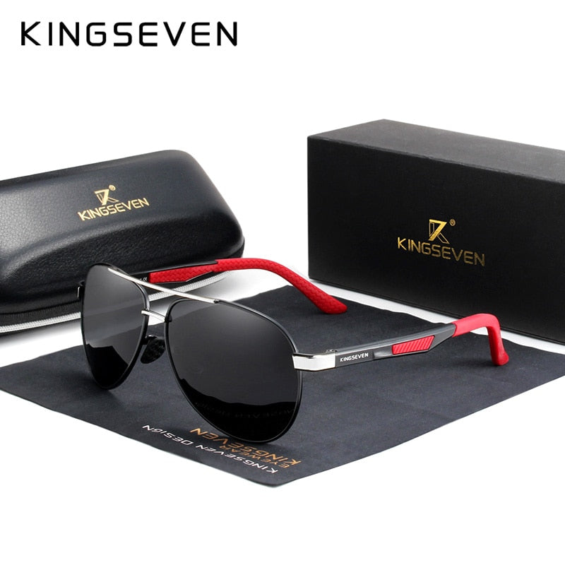 Ship From Poland KINGSEVEN Brand Men's Sunglasses Polarized UV400 Lens Eyewear Accessories Male Sun Glasses For Men Zonnebril