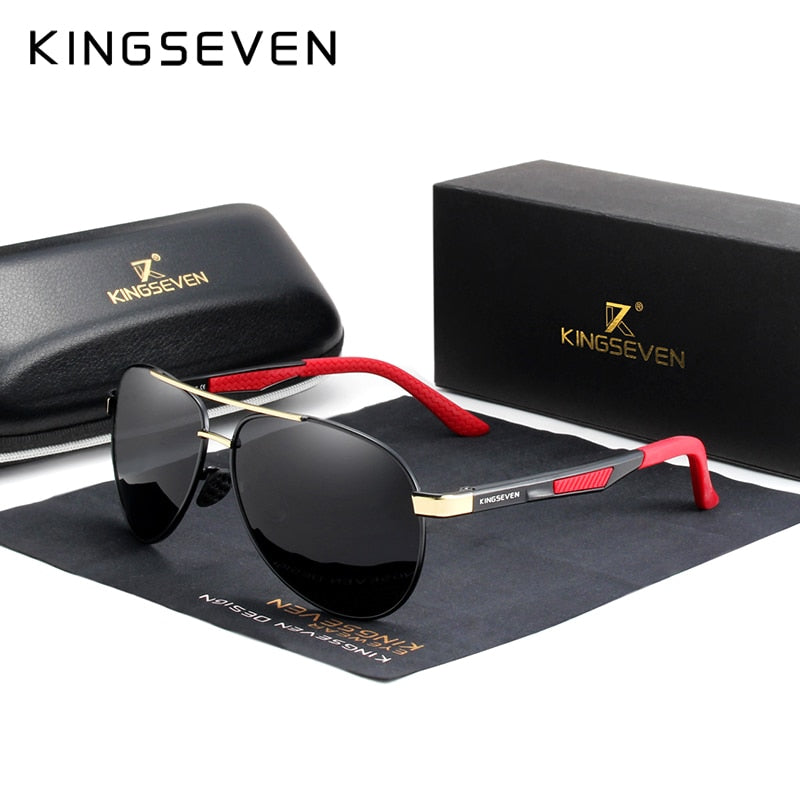 Ship From Poland KINGSEVEN Brand Men's Sunglasses Polarized UV400 Lens Eyewear Accessories Male Sun Glasses For Men Zonnebril