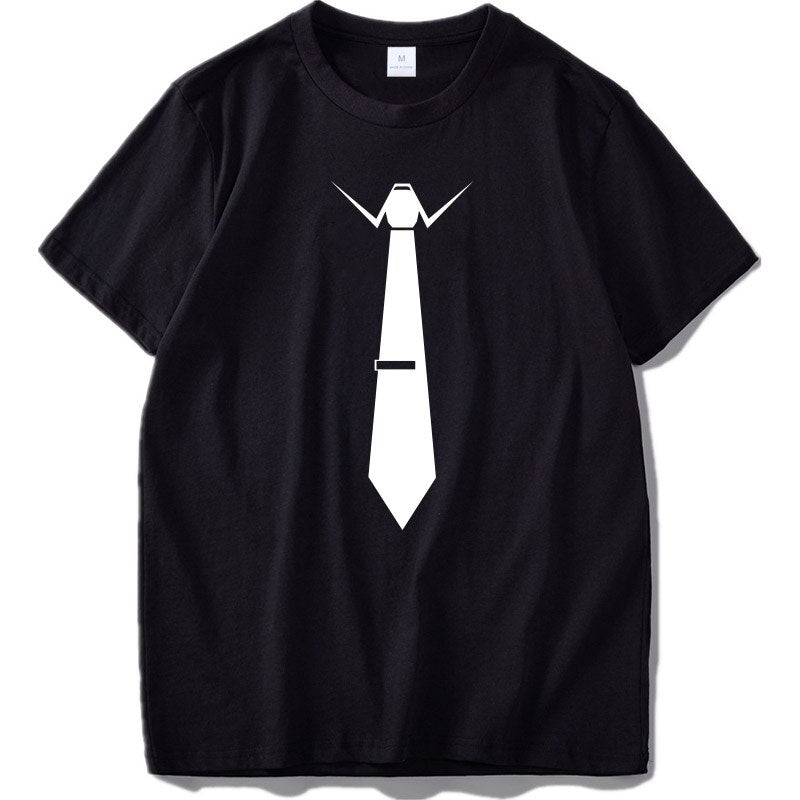 Chef T shirt Fake Suit Cook Printed Tees Cotton Funny Summer Top High Quality Loose O-neck T-shirt EU Size