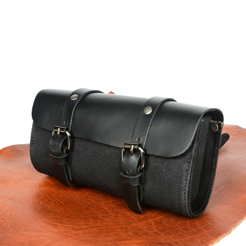 Vintage Motorcycle che tou bao Bike bao hei che suo bao Waterproof Side Convex Kit Multifunction Running Bag Shoulder Bag