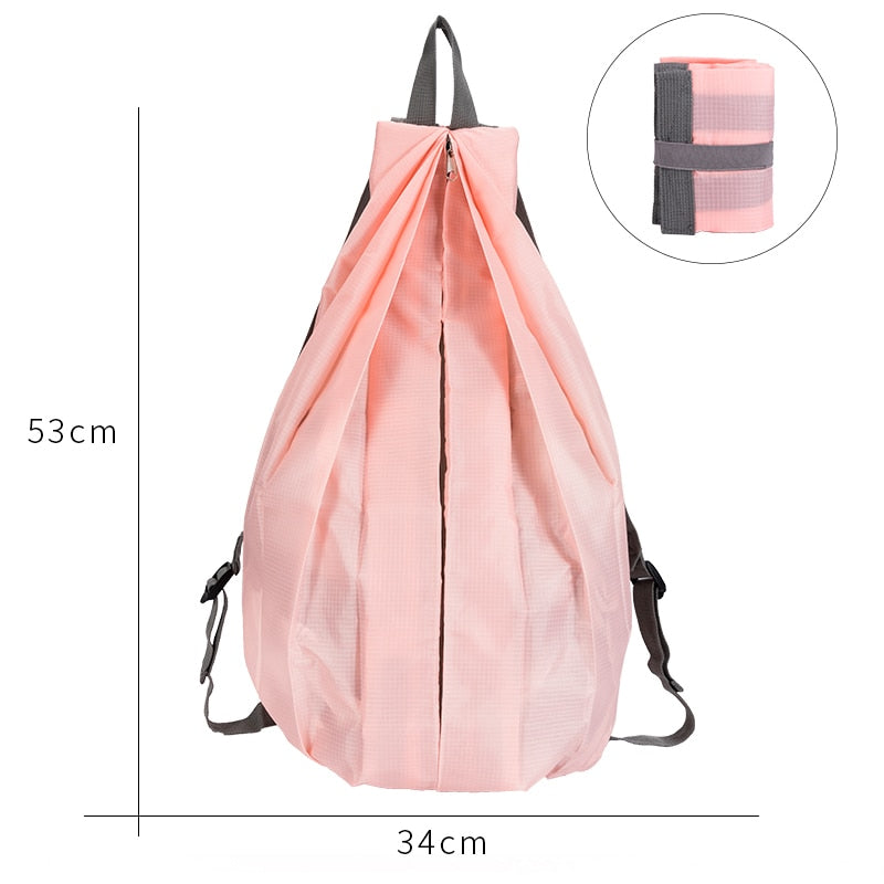 KOKOPEAS Mini Reusable Compact Grocery Bags Lightweight Foldable Tote Shopping Handbag Waterproof Eco-Friendly Shoulder Bag