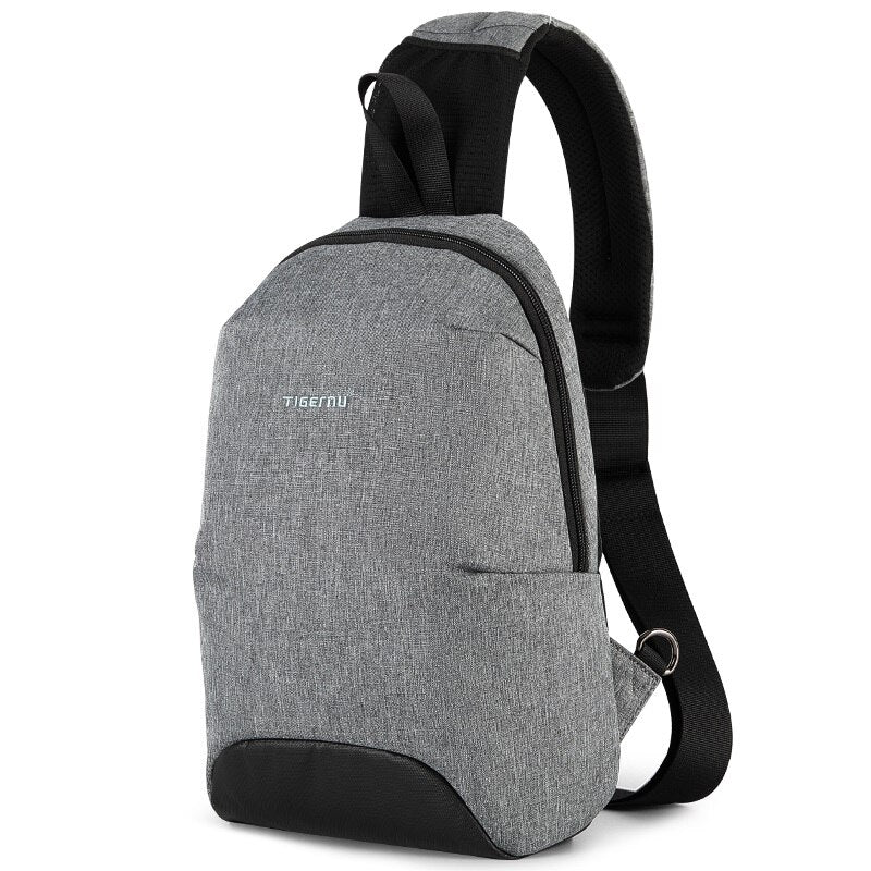 Lifetime Warranty RFID Anti theft Chest Bag Waterproof Men Light Weight Crossbody Bag Male Chest Bag Fashion High Quality Zipper