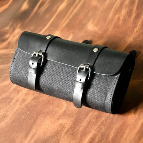 Vintage Motorcycle che tou bao Bike bao hei che suo bao Waterproof Side Convex Kit Multifunction Running Bag Shoulder Bag
