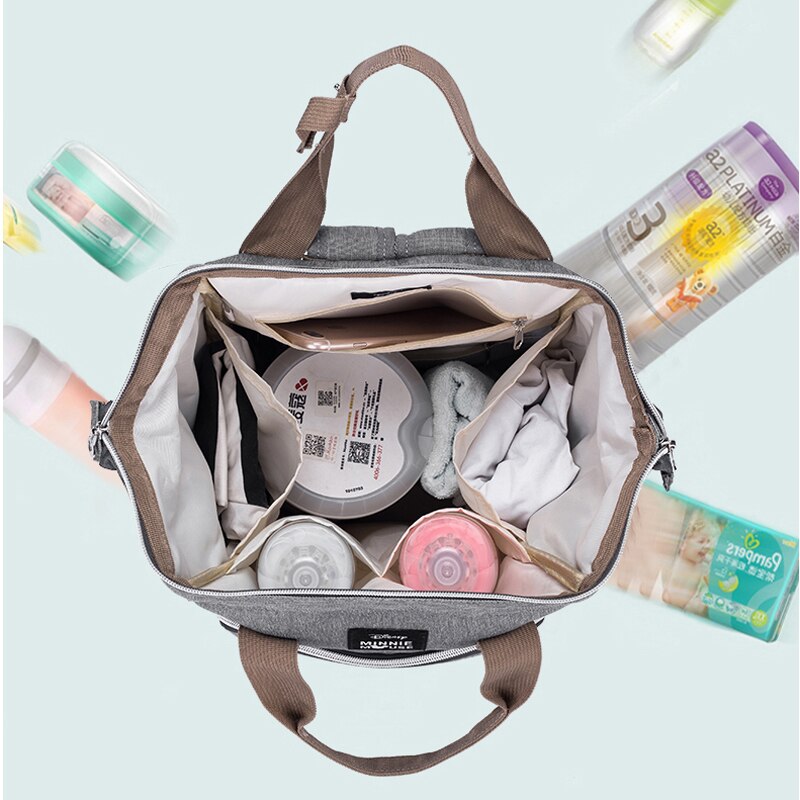 Disney Minnie Mickey Baby Bags for Mom Multifunctional Diaper Bag Backpack Maternity Baby In Diaper Bags Mummy Baby Stroller Bag