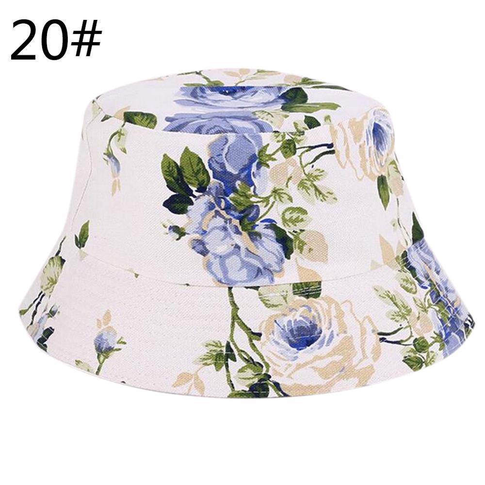Women Hat Caps Summer Men Bucket Hat Holiday Beach Outdoor Flat Cap Male Floral Sun Hat Fishing Hats Hip Hop Panama Cap