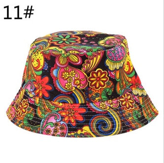 Women Hat Caps Summer Men Bucket Hat Holiday Beach Outdoor Flat Cap Male Floral Sun Hat Fishing Hats Hip Hop Panama Cap