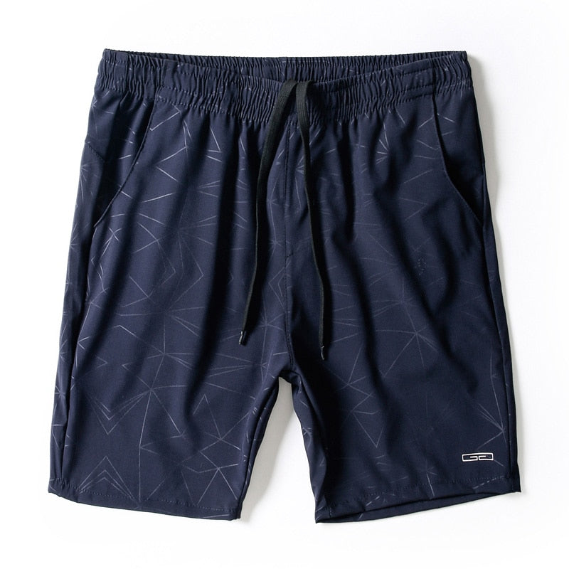 Summer Men's Beach Shorts 2023 New Fashion Print Pattern Casual Quick-drying Pants Male Bermuda Straight Short Pants Brand