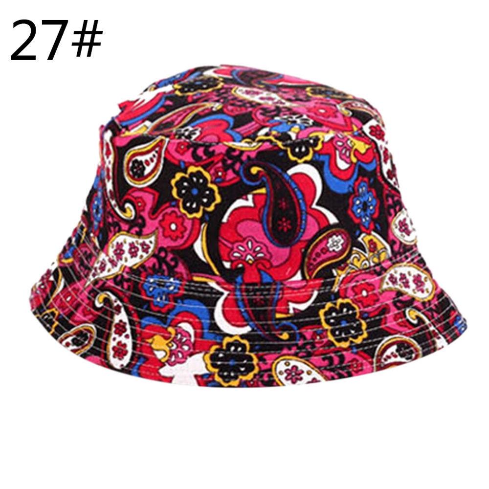 Women Hat Caps Summer Men Bucket Hat Holiday Beach Outdoor Flat Cap Male Floral Sun Hat Fishing Hats Hip Hop Panama Cap