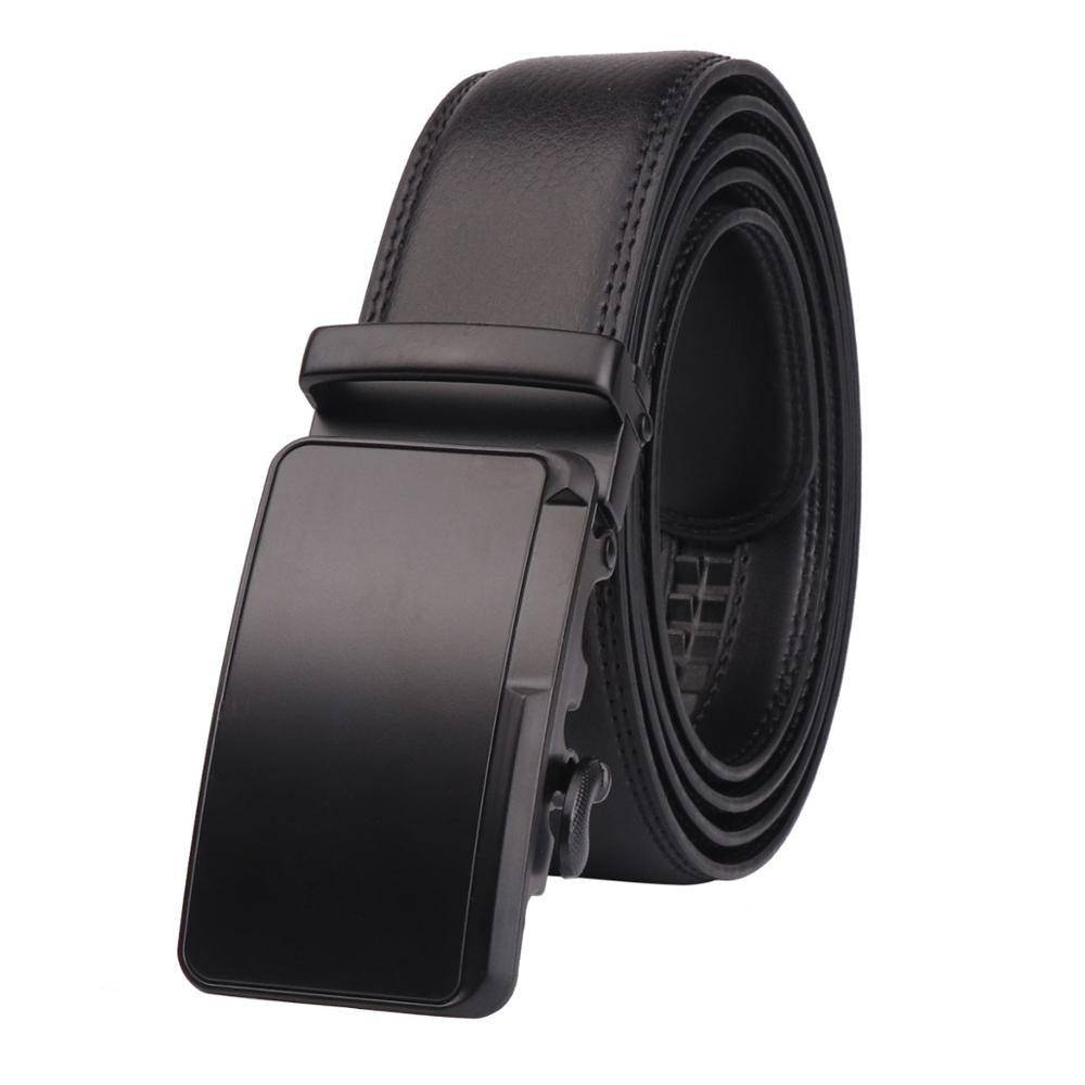 Coolerfire Good mens belt luxury high quality cow genuine leather belts for men automatic buckle fashion waist male ZD068
