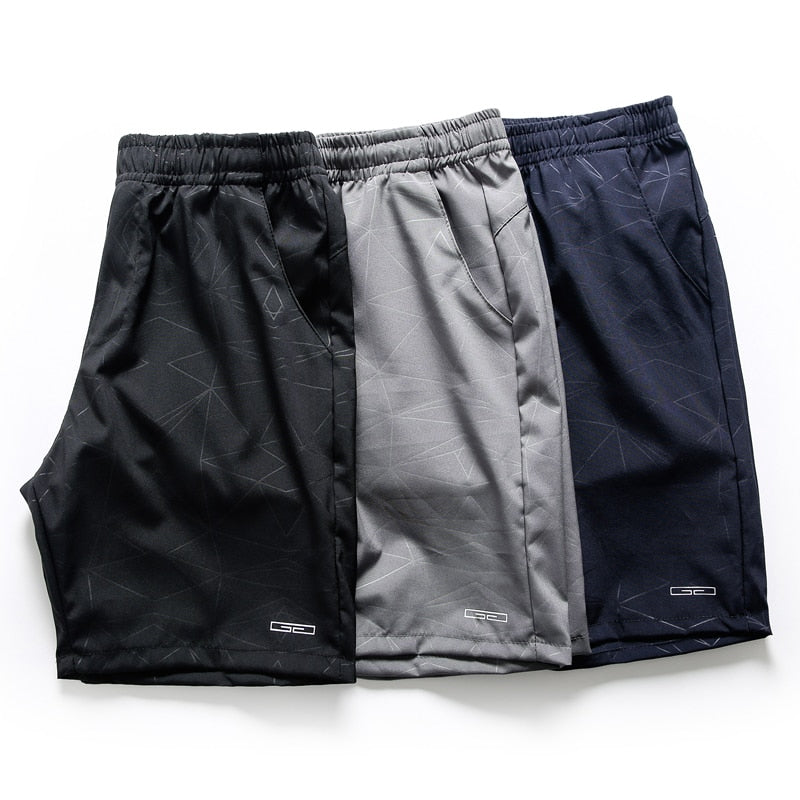 Summer Men's Beach Shorts 2023 New Fashion Print Pattern Casual Quick-drying Pants Male Bermuda Straight Short Pants Brand