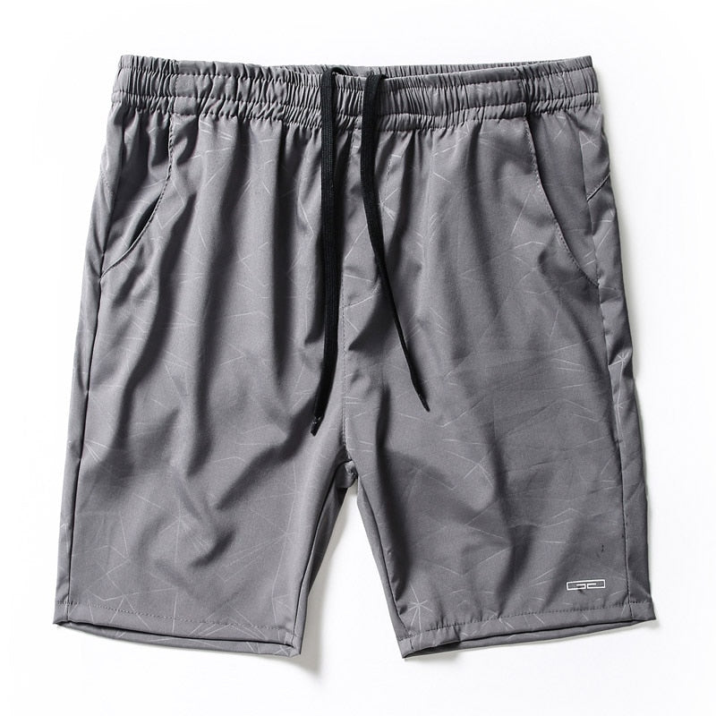 Summer Men's Beach Shorts 2023 New Fashion Print Pattern Casual Quick-drying Pants Male Bermuda Straight Short Pants Brand