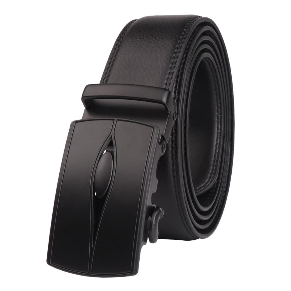 Coolerfire Good mens belt luxury high quality cow genuine leather belts for men automatic buckle fashion waist male ZD068