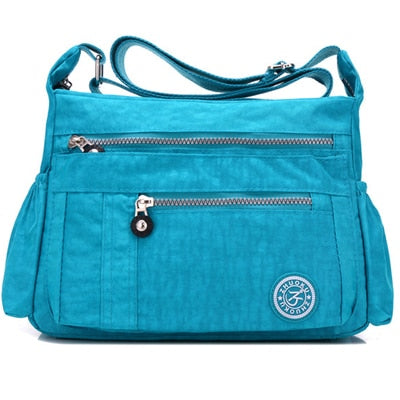 Luxury Women Messenger Bag Waterproof Nylon Shoulder Bags Casual Top-handle Ladies Handbag Travel Tote Women's Crossbody Bag