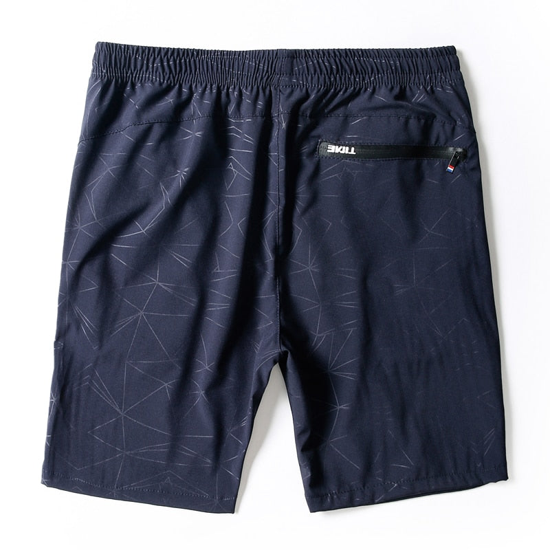 Summer Men's Beach Shorts 2023 New Fashion Print Pattern Casual Quick-drying Pants Male Bermuda Straight Short Pants Brand
