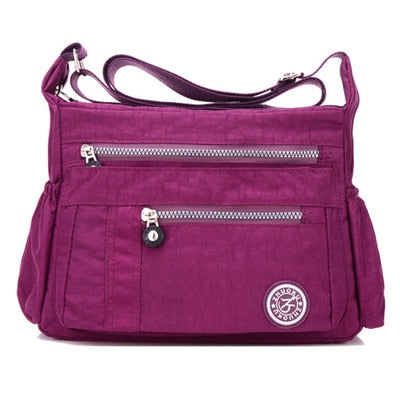 Luxury Women Messenger Bag Waterproof Nylon Shoulder Bags Casual Top-handle Ladies Handbag Travel Tote Women's Crossbody Bag