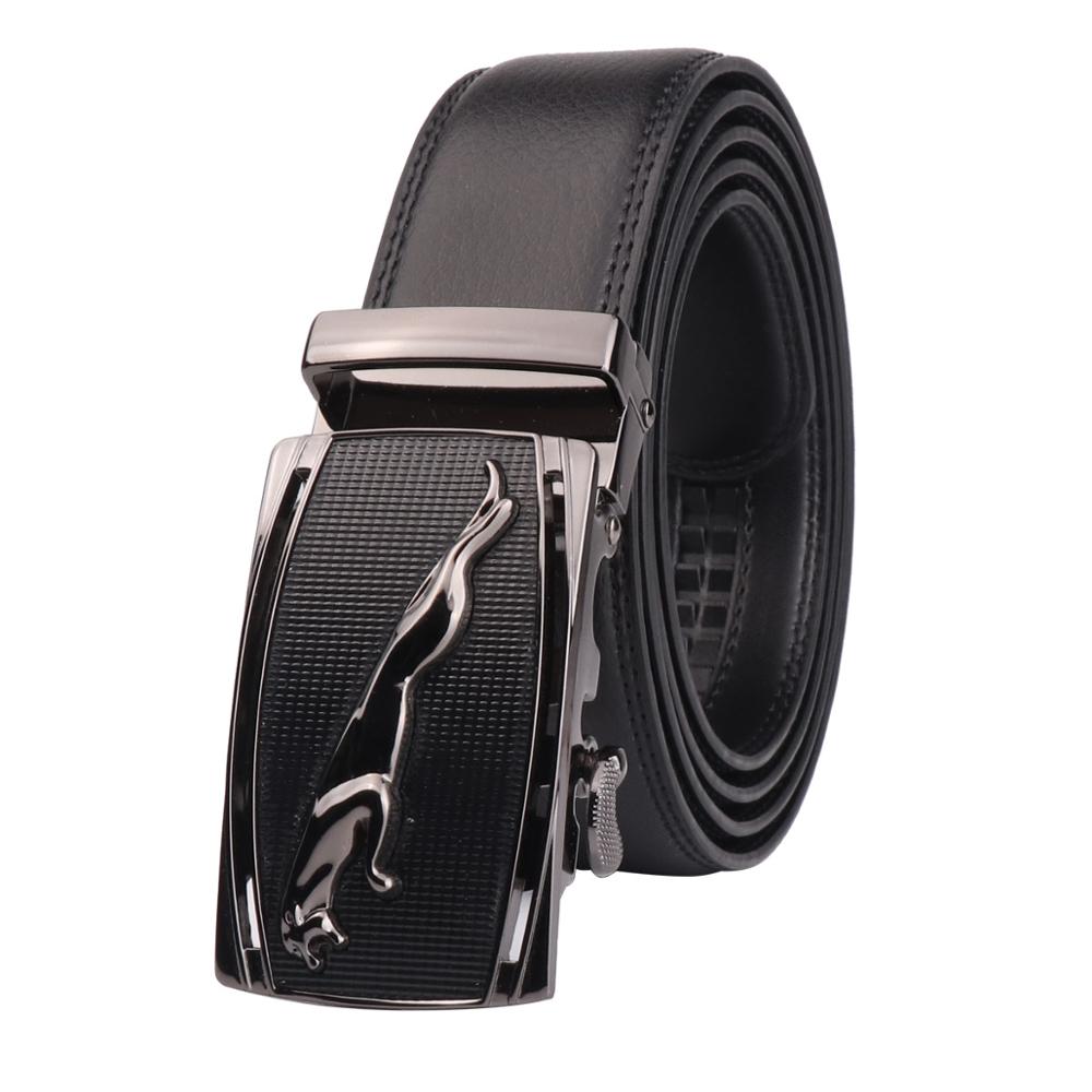 Coolerfire Good mens belt luxury high quality cow genuine leather belts for men automatic buckle fashion waist male ZD068