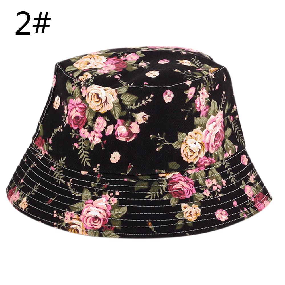 Women Hat Caps Summer Men Bucket Hat Holiday Beach Outdoor Flat Cap Male Floral Sun Hat Fishing Hats Hip Hop Panama Cap