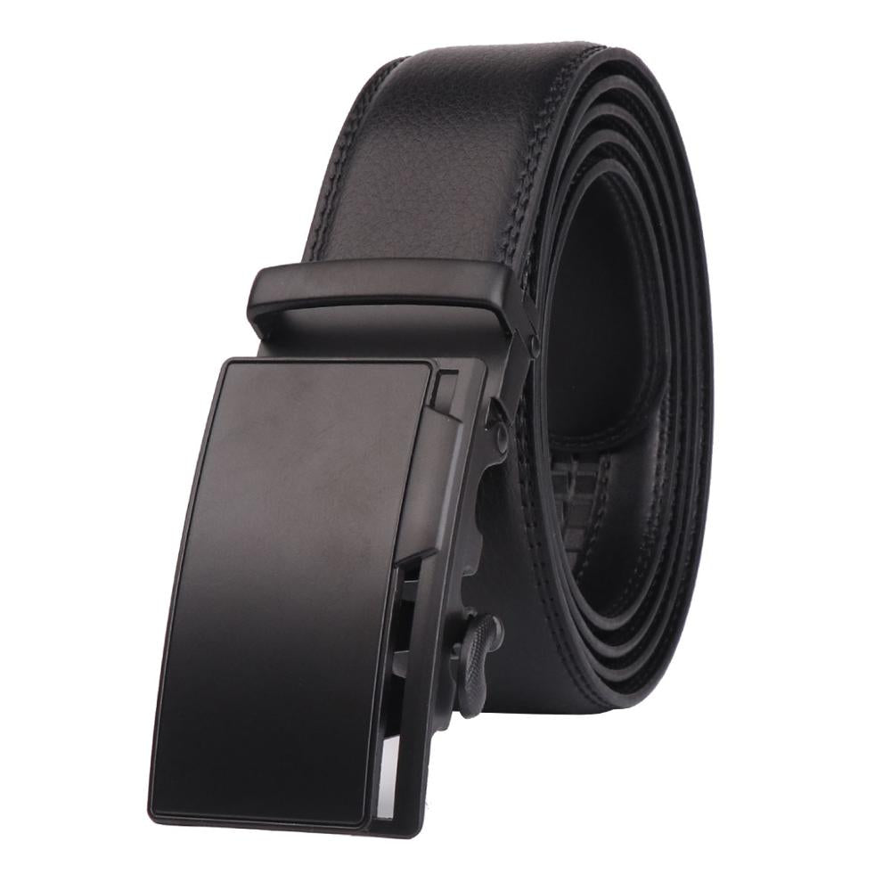 Coolerfire Good mens belt luxury high quality cow genuine leather belts for men automatic buckle fashion waist male ZD068