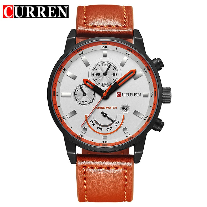 CURREN Quartz Watch Men Watches Top Brand Luxury Famous Wristwatch Male Clock Wrist Watch Quartz-watch Relogio Masculino