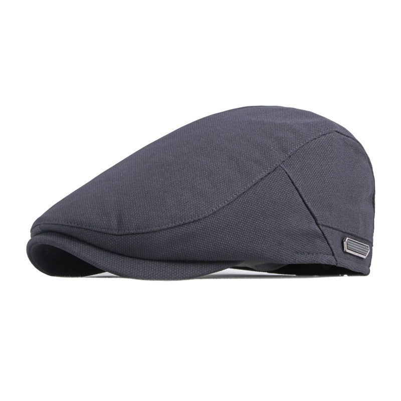 Spring Summer Beret Hat Men Flat Peaked Herringbone Berets Casual Forward Cap For Women Solid Color Newsboy Painter Hat gorras