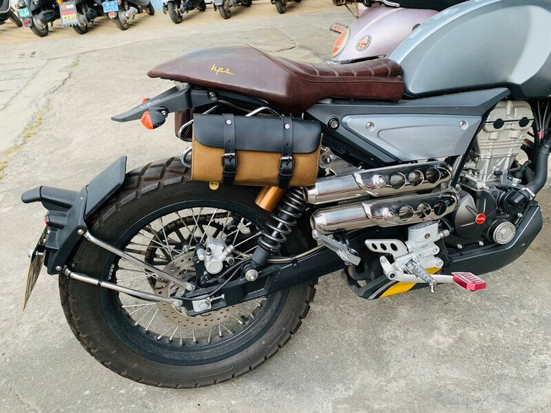 Vintage Motorcycle che tou bao Bike bao hei che suo bao Waterproof Side Convex Kit Multifunction Running Bag Shoulder Bag