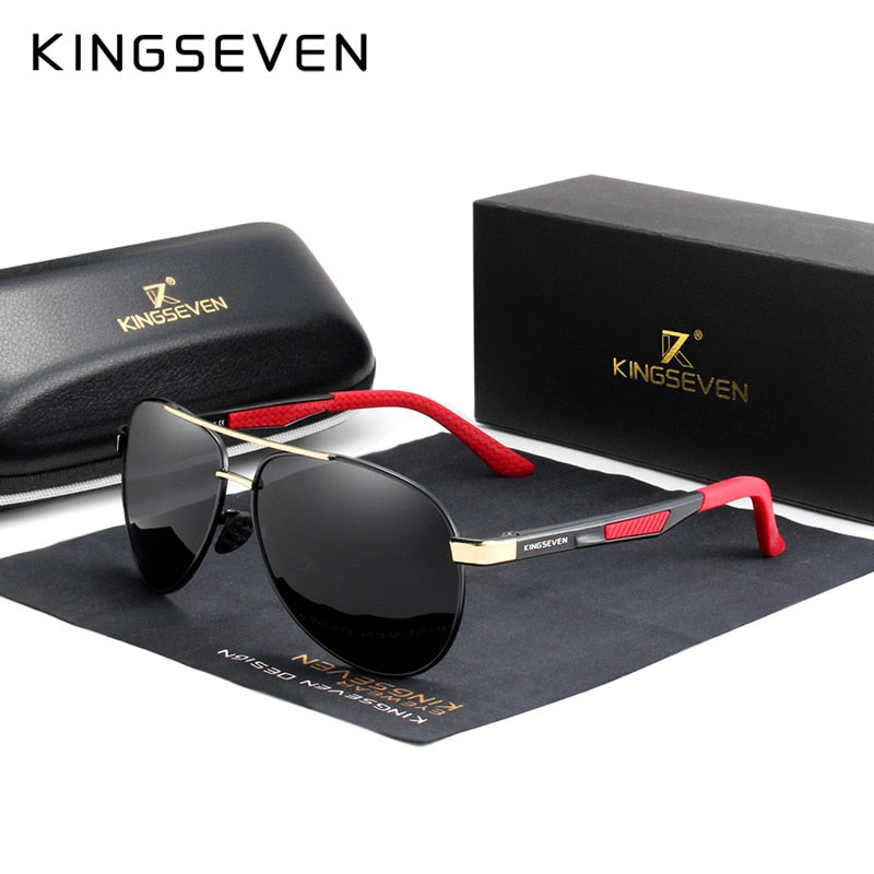 Ship From Poland KINGSEVEN Brand Men's Sunglasses Polarized UV400 Lens Eyewear Accessories Male Sun Glasses For Men Zonnebril