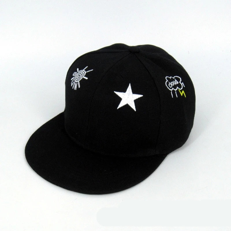 Cool Men Women Skull Embroidery SunShade Baseball Cap Snapback Summer Outdoor Sport Sunscreen Hip Hop Adjustable Cotton Hats P55