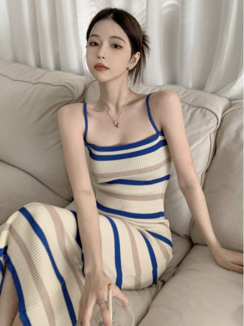 Nifty Knitted Open Back Sanya, Thailand Tourism Dress