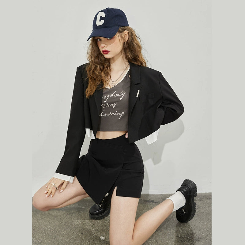Elf Sack Loose High Waist Casual Short Pantskirt