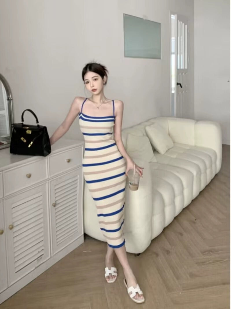 Nifty Knitted Open Back Sanya, Thailand Tourism Dress