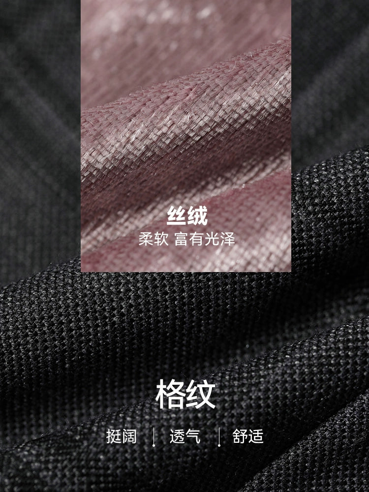 Elf Sack Gray Autumn Plaid Pleated Skirt