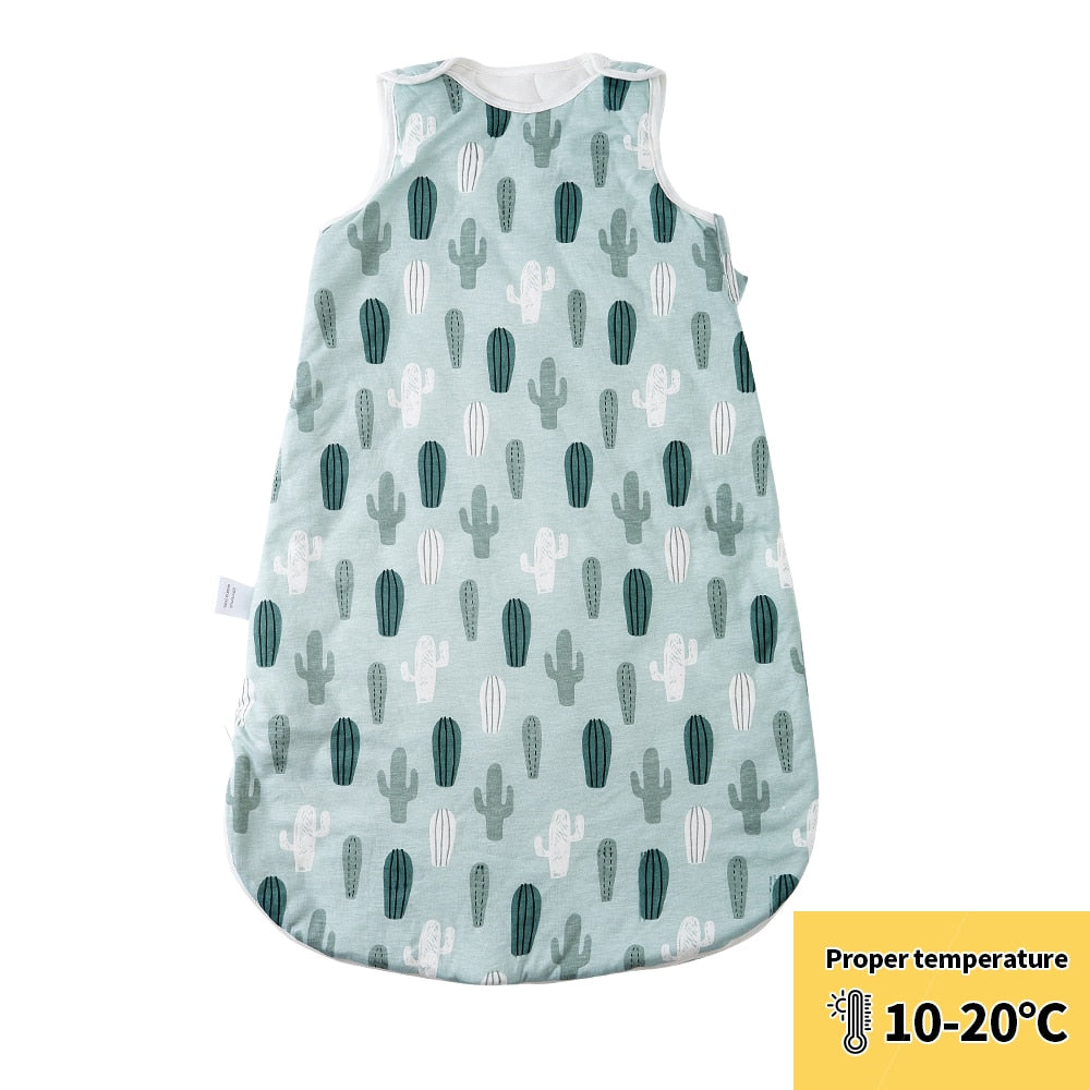 HappyFlute 10-20℃ 3Size Cotton Fabric Unisex Swaddling Vest Children's Anti-Kicking Baby Sleeping Bag