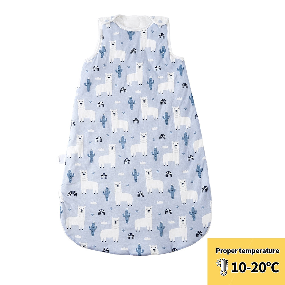 HappyFlute 10-20℃ 3Size Cotton Fabric Unisex Swaddling Vest Children's Anti-Kicking Baby Sleeping Bag