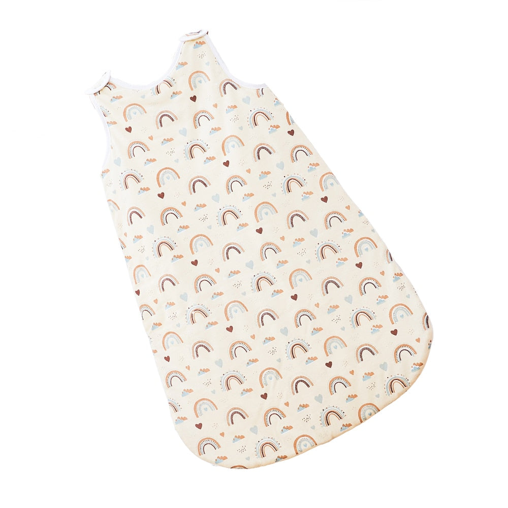 HappyFlute 10-20℃ 3Size Cotton Fabric Unisex Swaddling Vest Children's Anti-Kicking Baby Sleeping Bag
