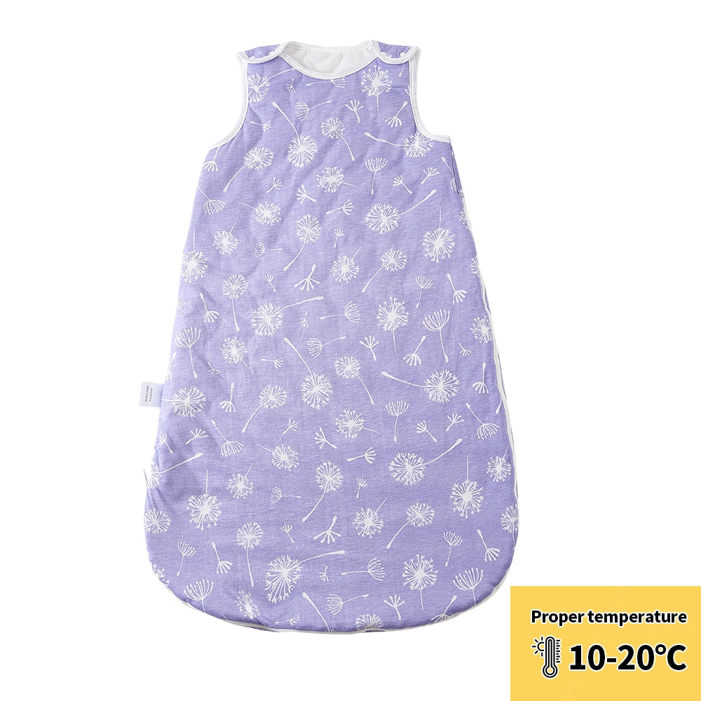 HappyFlute 10-20℃ 3Size Cotton Fabric Unisex Swaddling Vest Children's Anti-Kicking Baby Sleeping Bag