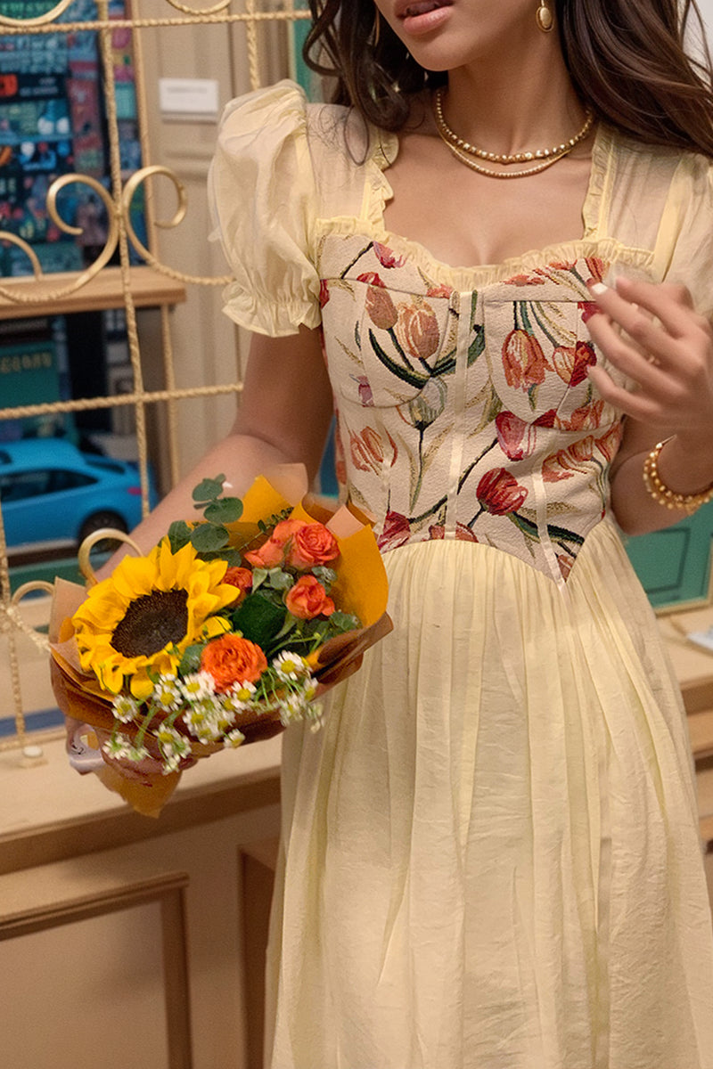 Ami Palace Style Fairy Gentle Short Sleeve Dress
