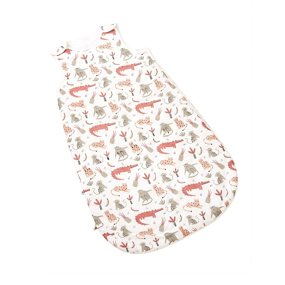 HappyFlute 10-20℃ 3Size Cotton Fabric Unisex Swaddling Vest Children's Anti-Kicking Baby Sleeping Bag