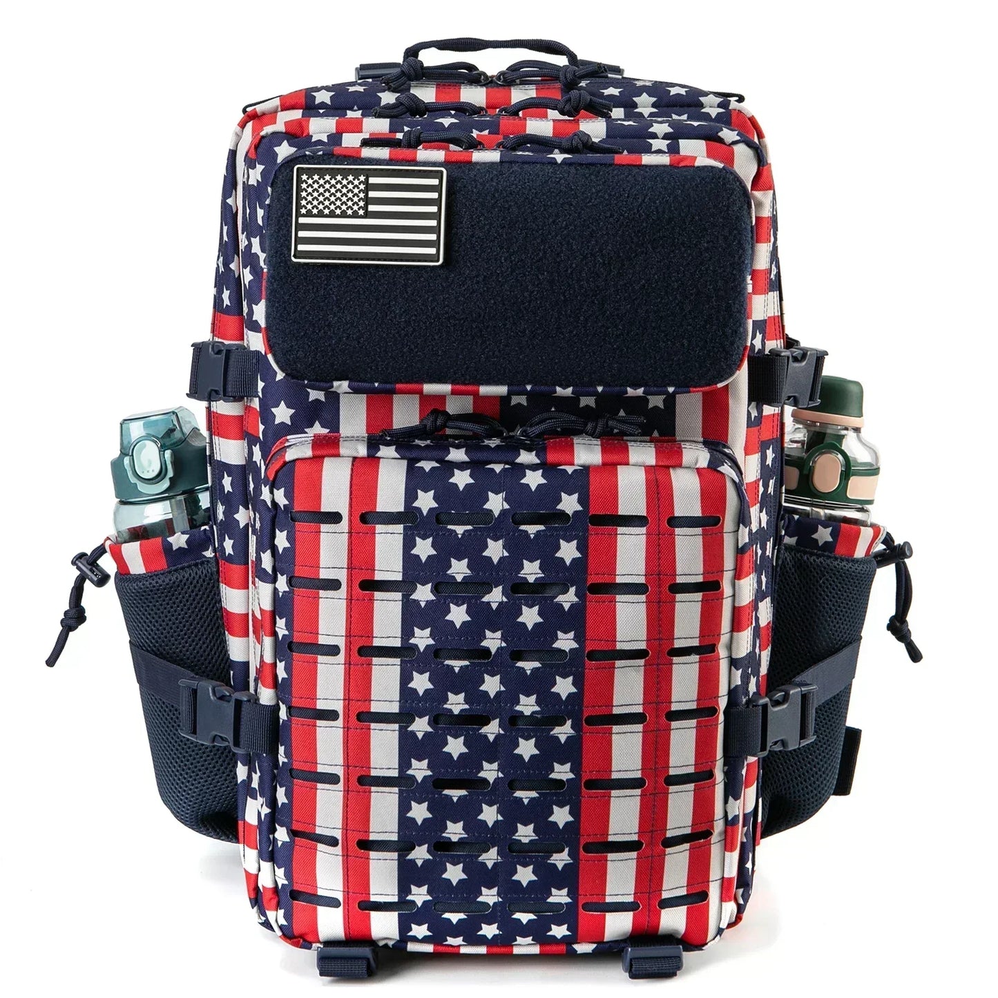 QT&QY 25L/45L Military Tactical Backpack for Women/men Army Laser Cut Molle Daypack School Bag Gym Rucksack with Dual Cup Holder