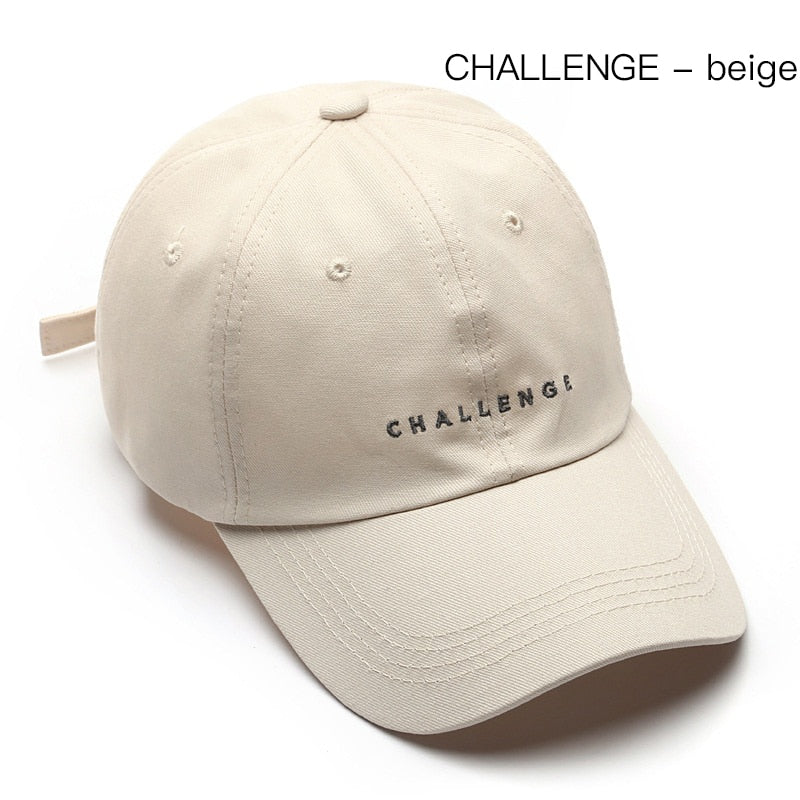 SLECKTON 2023 New Baseball Cap for Women and Men Summer Fashion Visors Cap Boys Girls Casual Snapback Hat CHALLENGE Hip Hop Hats