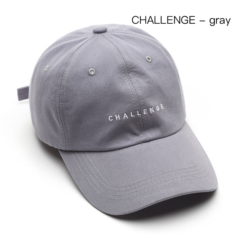SLECKTON 2023 New Baseball Cap for Women and Men Summer Fashion Visors Cap Boys Girls Casual Snapback Hat CHALLENGE Hip Hop Hats