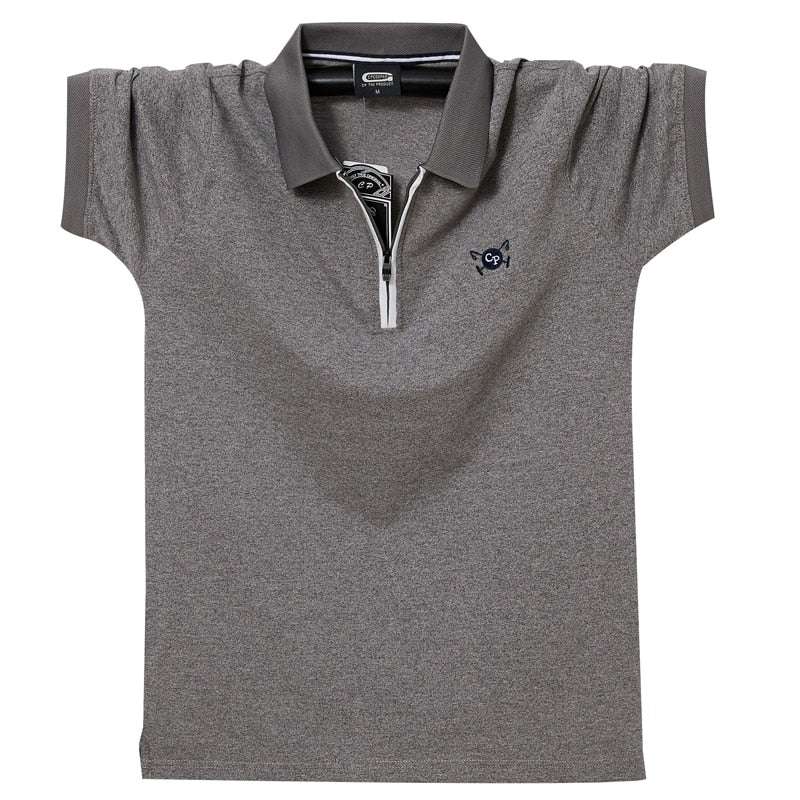Newest Men Polo Shirt Summer Breathable Turn-down Collar Cotton Embroidery Style Men Top Tees Polo Business Polo Shirt Men 6XL