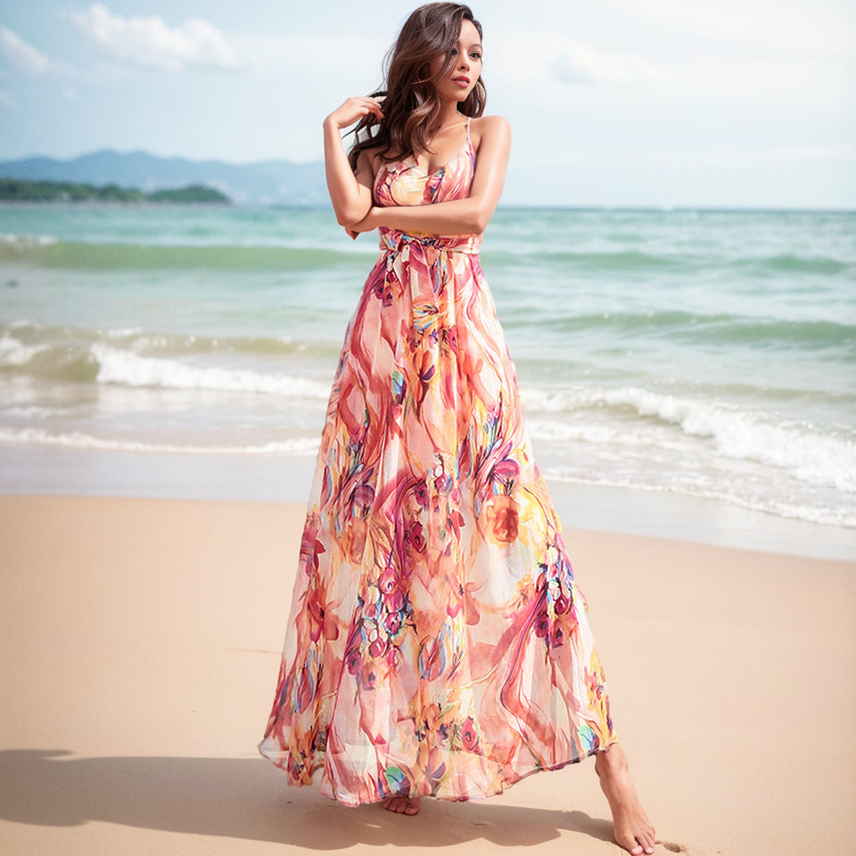 Super Fairy Ankle Travel Photography Hainan Sanya Long Dress