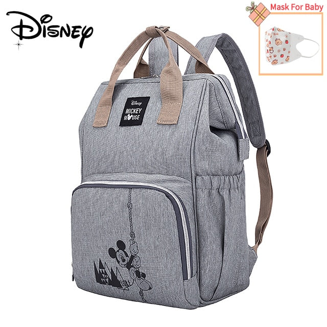 Disney Minnie Mickey Baby Bags for Mom Multifunctional Diaper Bag Backpack Maternity Baby In Diaper Bags Mummy Baby Stroller Bag