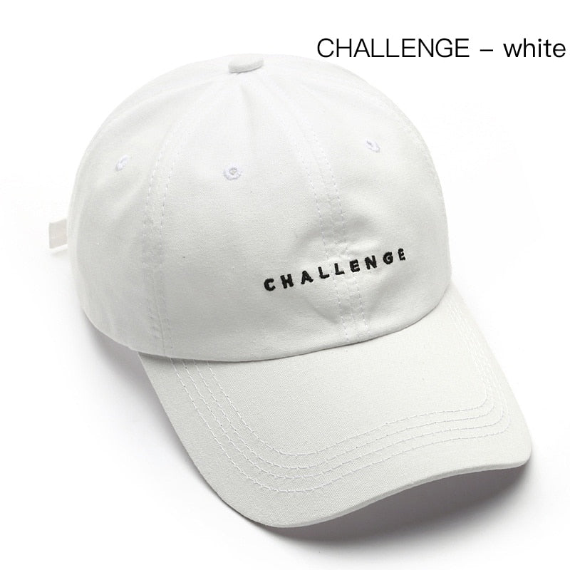 SLECKTON 2023 New Baseball Cap for Women and Men Summer Fashion Visors Cap Boys Girls Casual Snapback Hat CHALLENGE Hip Hop Hats