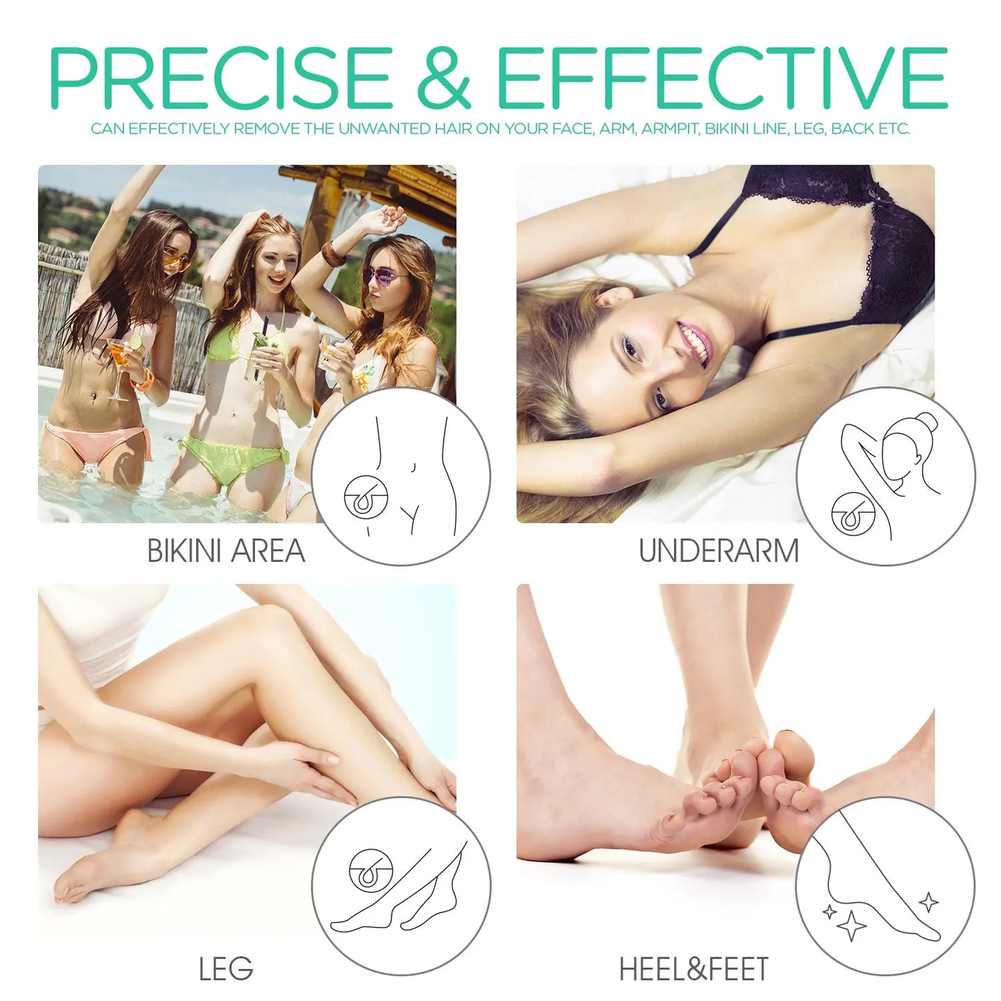 Kemei rechargeable 3 in 1 lady epilator hair shaver removal for women foot care electric hair callus remover device depilador