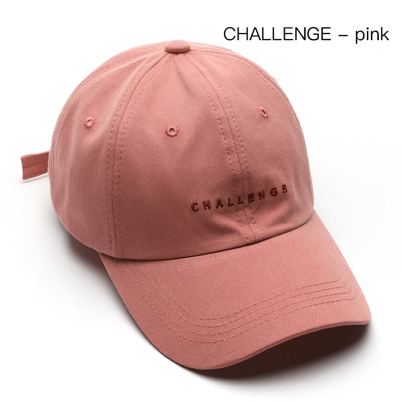 SLECKTON 2023 New Baseball Cap for Women and Men Summer Fashion Visors Cap Boys Girls Casual Snapback Hat CHALLENGE Hip Hop Hats