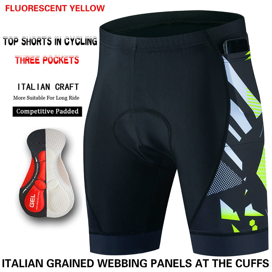 Cycling Pants Man Mtb Cyklopedia Shorts Men Professional Sports Men's Gel Lycra Bibs Summer Clothing Bib Short Maillot Bike