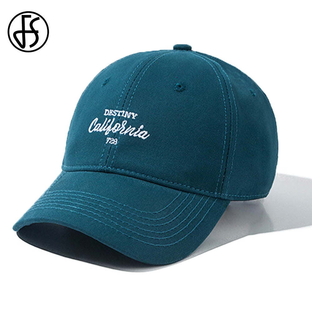 FS 2023 Summer Blue Green Baseball Cap For Men Women Stylish Streetwear Snapback Hip Hop Caps Cotton Trucker Hat Bone Masculino