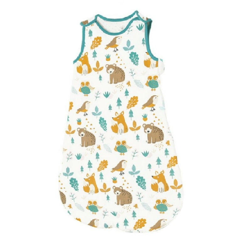 HappyFlute 10-20℃ 3Size Cotton Fabric Unisex Swaddling Vest Children's Anti-Kicking Baby Sleeping Bag